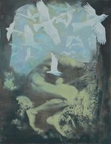 Birds in Dream by Xiong Yu contemporary artwork painting