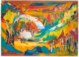 Blue-green  by Yin Zhaoyang contemporary artwork painting