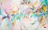 The spring breeze blows the waterfront green by Xiyao Wang contemporary artwork painting drawing