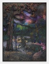 Desolation after Cole  Bierstadt by Matthew Day Jackson contemporary artwork painting sculpture works on paper