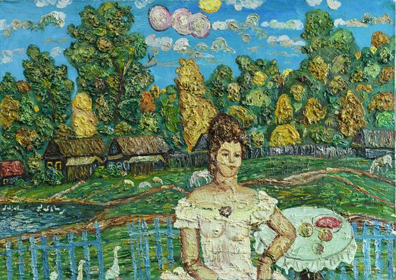 Memory of Shigaleevo by I. K. Zaripov contemporary artwork Painting