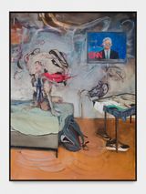 The Hotel Room 2 by Adrian Ghenie contemporary artwork painting