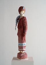 Patriot in uniform by Linda Marrinon contemporary artwork sculpture