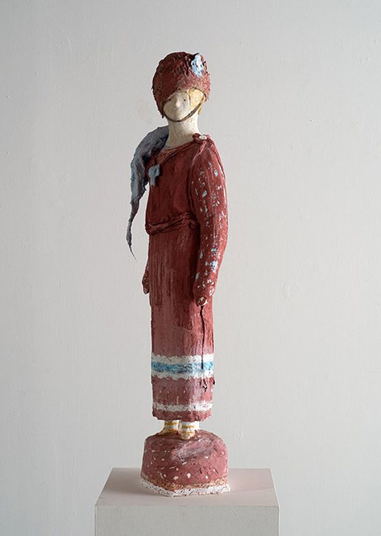 Patriot in uniform by Linda Marrinon contemporary artwork Sculpture