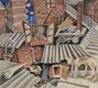 Red-brick House - Window by Mao Xuhui contemporary artwork Painting