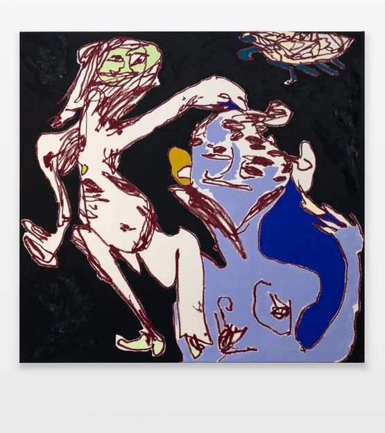 too many touches by Tom Polo contemporary artwork Painting