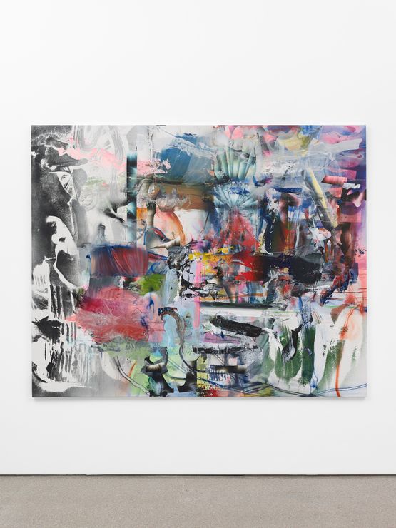 Untitled as you played and sowe sang by Liam Everett contemporary artwork Painting