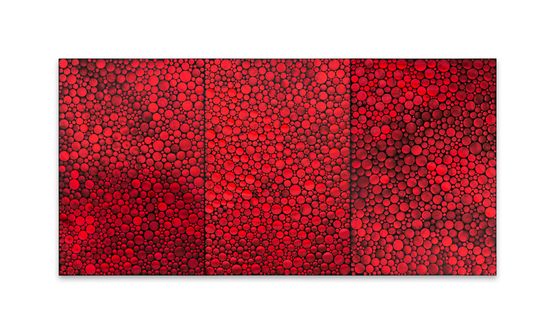 Innity Dots CR 1-3 by Yayoi Kusama contemporary artwork Painting