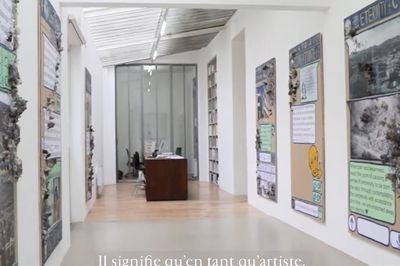 Thomas Hirschhorn Eternal Ruins 2020 Galerie Chantal Crousel Paris.