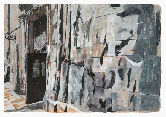 Barcelona Barri Gotic by Marc Desgrandchamps contemporary artwork Painting