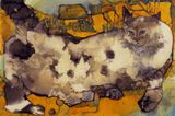 Go through the forest by Hanako Kunishi contemporary artwork drawing painting works on paper