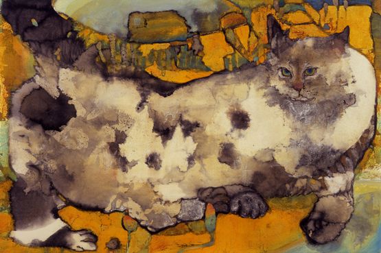 Go through the forest by Hanako Kunishi contemporary artwork Painting