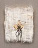 Eyebrow-gut-brain axis by Hayv Kahraman contemporary artwork Painting