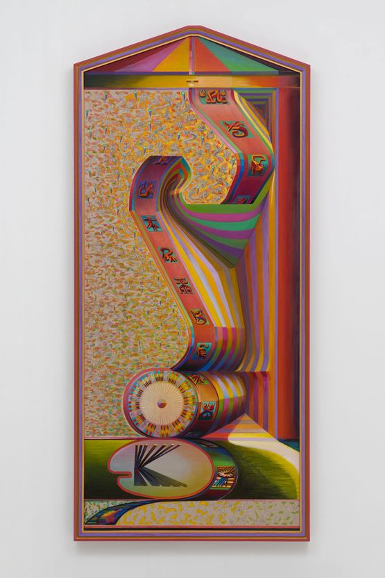Zodiac Door by Zach Harris contemporary artwork Painting