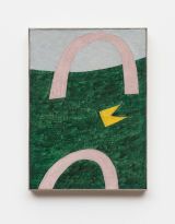 Composicao com arcos Arch Composition by Alfredo Volpi contemporary artwork painting
