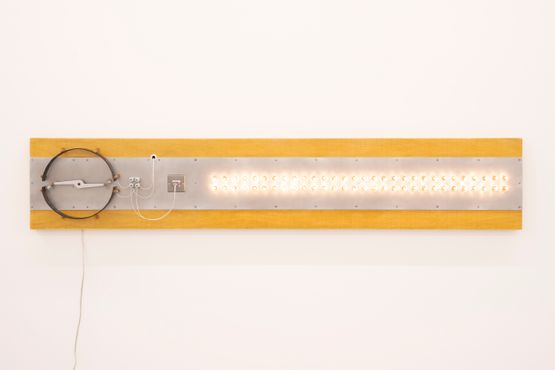 Point of Contact for 60 Incandescent Lamps by Tamura Satoru contemporary artwork Sculpture