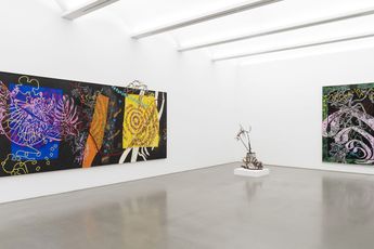 Contemporary art exhibition Nancy Graves The Illusion of Motion at Perrotin Paris Marais France