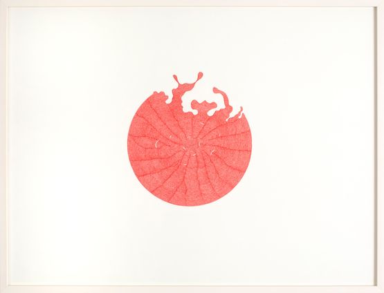 Effusive Eruption I by Waqas Khan contemporary artwork Works on Paper