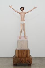 Springing up Boy by Tanada Koji contemporary artwork sculpture
