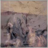Tu que no puedes from the series Caught in Disasters IXIX by Sandra Del Pilar contemporary artwork painting