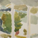 Harbour View by Rebecca Hasselman contemporary artwork painting works on paper