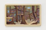 Flyers Planets Library by Gao Yuan contemporary artwork painting works on paper