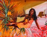 Meeting my soul by Gisela Mcdaniel contemporary artwork installation painting sculpture