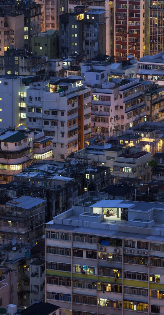 Mahjong Twilight Concrete stories Hong Kong by Romain Jacquet-Lagreze contemporary artwork Photography