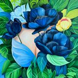 From the series Rooted in Her Own Silence by Adila Huseynova contemporary artwork painting