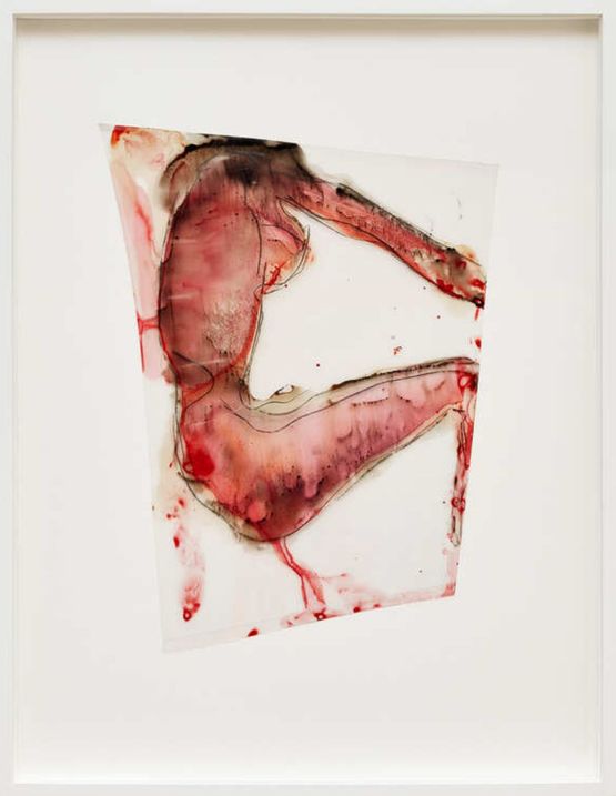 Untitled figura by Piero Manai contemporary artwork Painting