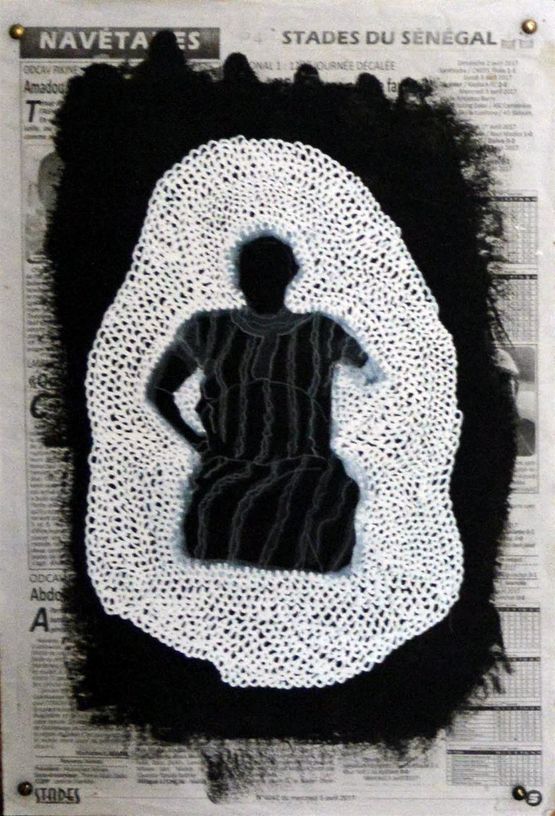 Between yesterday and today 10 by Omar Ba contemporary artwork Works on Paper