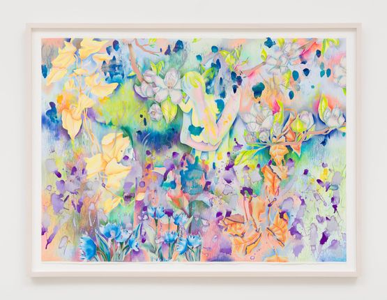Apple blossom by Sarah Ann Weber contemporary artwork Works on Paper