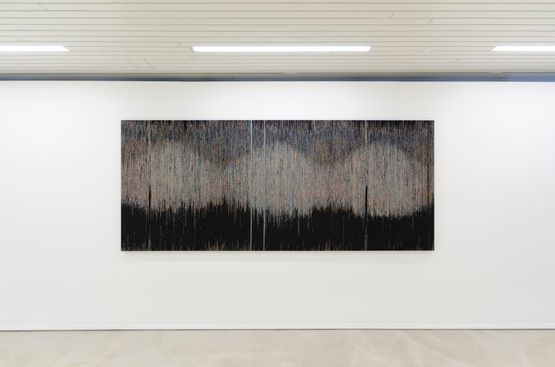 SunDialNightWatch_Activity and Light 2010-12 Herringbone weave by Susan Morris contemporary artwork Textile