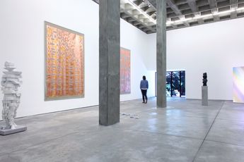 Contemporary art exhibition Troika Compression Loss at OMR Mexico City