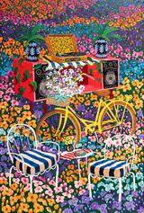 Meet Me For Tea My Dear by Cooper contemporary artwork painting