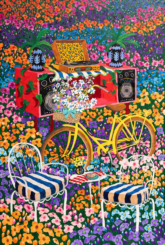 Meet Me For Tea My Dear by Cooper contemporary artwork Painting