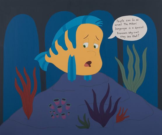Flounder by Ayesha Green contemporary artwork Painting