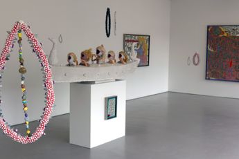 Contemporary art exhibition Rohan Wealleans We are the flesh at Hamish McKay Wellington New Zealand