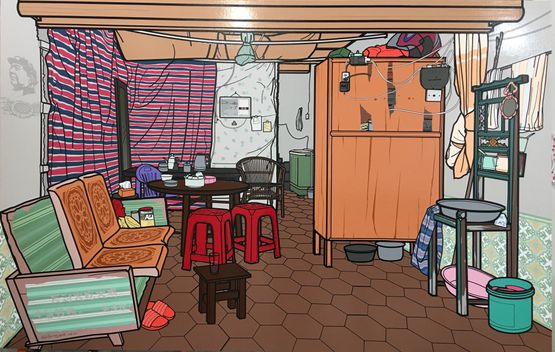 Interior No. 20 by Li Bangyao contemporary artwork Painting