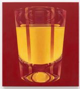 Orange Juice Liquids 28 by Rene Wirths contemporary artwork painting
