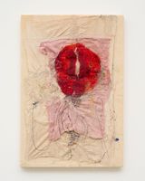 Otome camellia by Junko Oki contemporary artwork textile