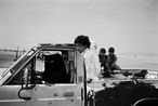 Bedouin women driving a car in the Empty Quarter Sharoura Saudi Arabia by Samer Mohdad contemporary artwork Photography