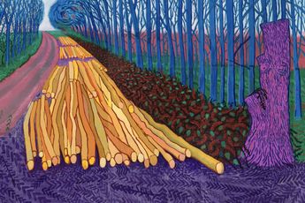 Contemporary art exhibition David Hockney David Hockney 25 at Fondation Louis Vuitton Paris France