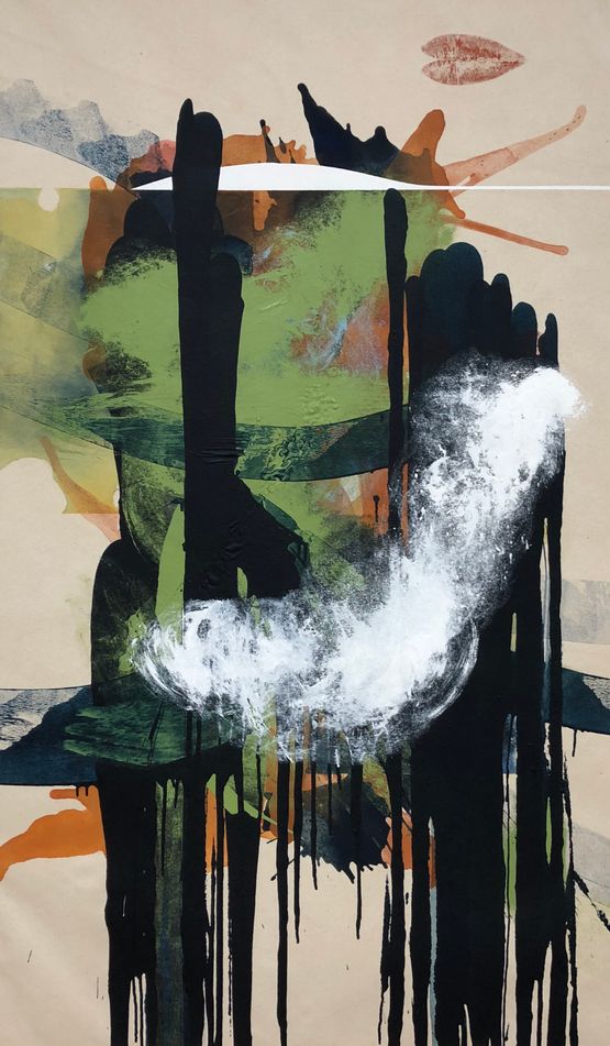 Slip Strike Indicators by Elizabeth Neel contemporary artwork Painting