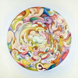 Wonky Mandala by Maoka Ueda contemporary artwork painting