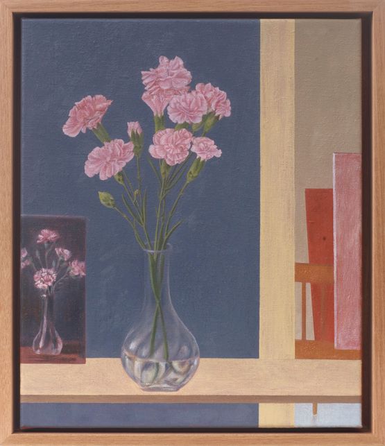 Carnations by Noor Mahnun Anum contemporary artwork Painting