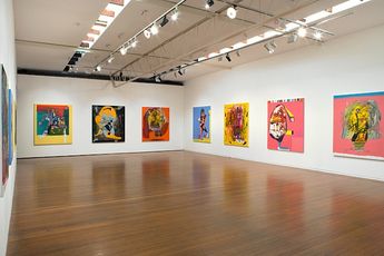 Contemporary art exhibition Gareth Sansom Just Painting at Roslyn Oxley9 Gallery Sydney Australia