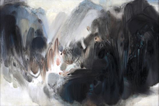 Untitled No. 229 by Chu Teh-Chun contemporary artwork Painting