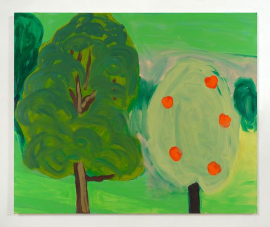 Trees by Yves Scherer contemporary artwork Painting