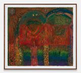 View from the bench on day __ by Mimi Lauter contemporary artwork drawing works on paper